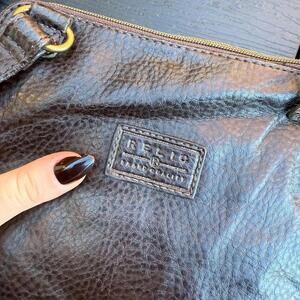 Relic Espresso Leather Crossbody Bag